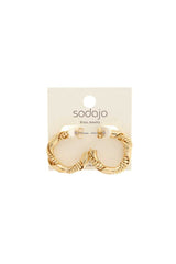 Amicgjo Twist Hoop Earring