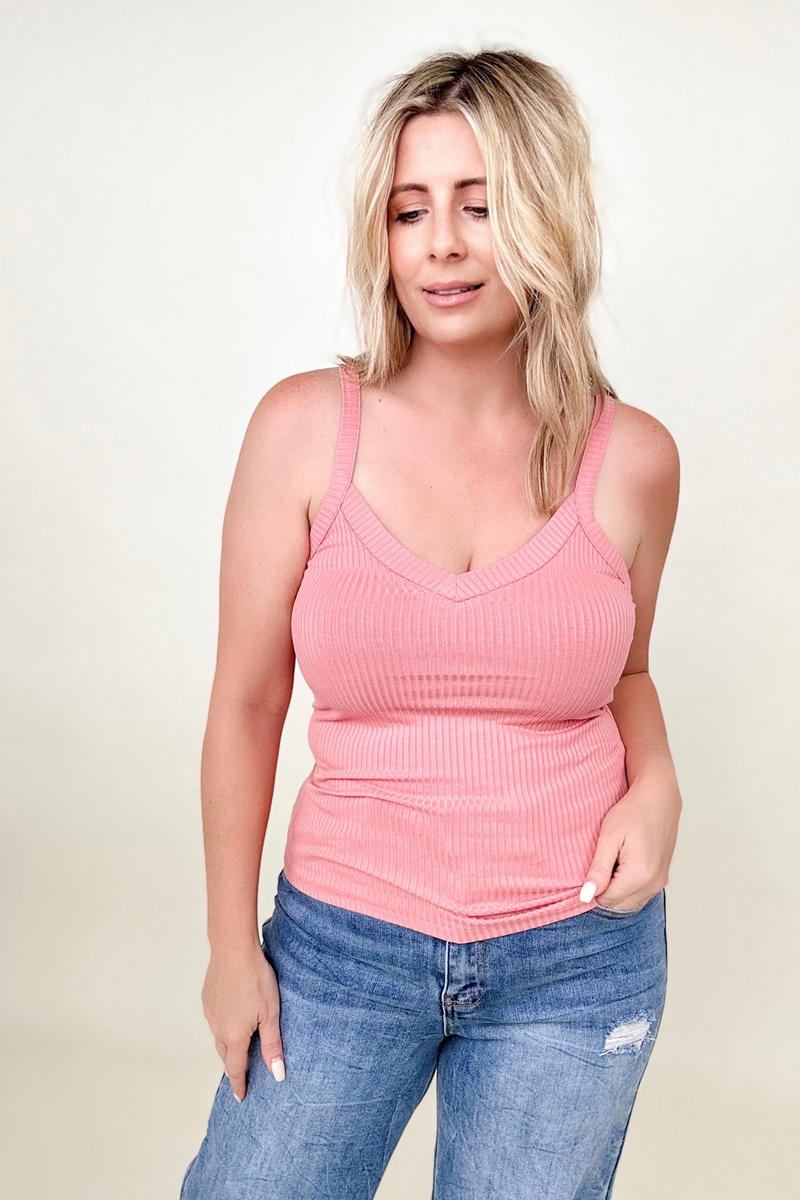 Ribbed Crop Cami