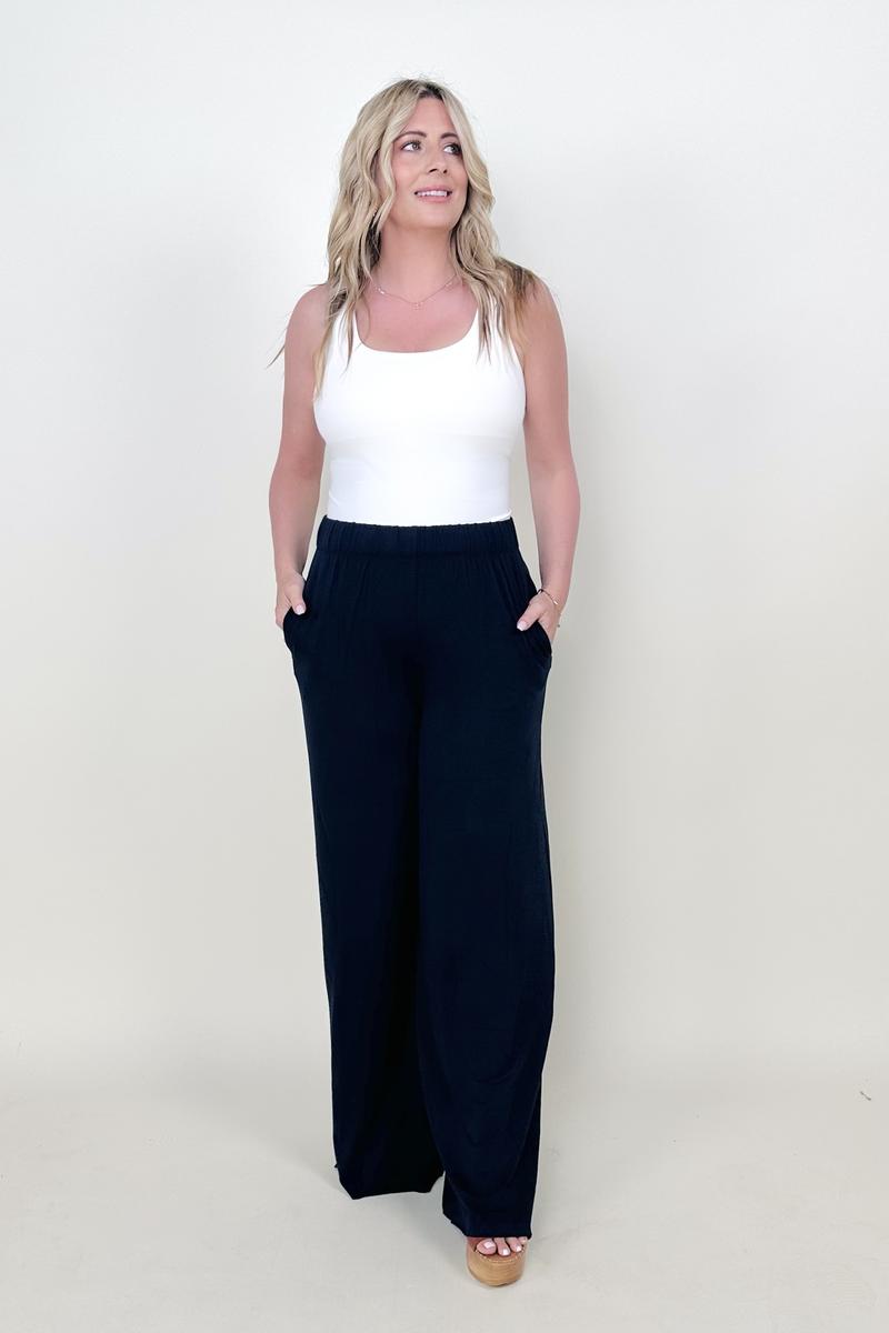 Amicg Wide Leg Pants With Pockets