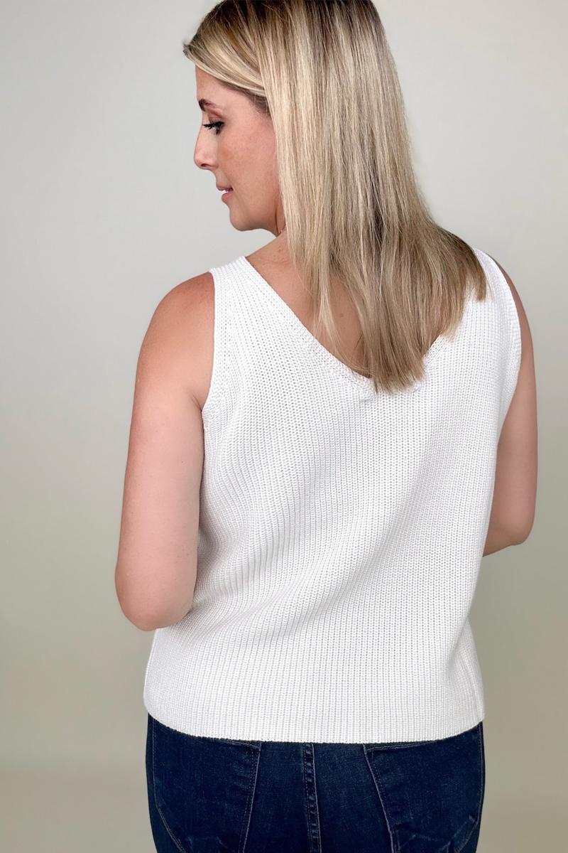 Gilli V-Neck IvAmicg Knit Tank Top