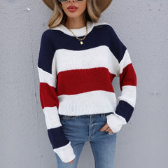 Women Wear Autumn Long Sleeve Mock Neck Sweater Base