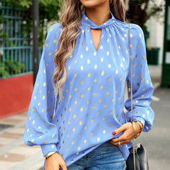 Long Sleeved Shirt Women Autumn Winter Office Top