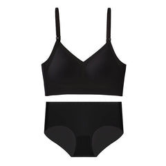 U-Shaped Beauty Back Underwear Women Cross-Halterneck Multiple Wear Outer Vest Seamless Backless Sexy Bra Set