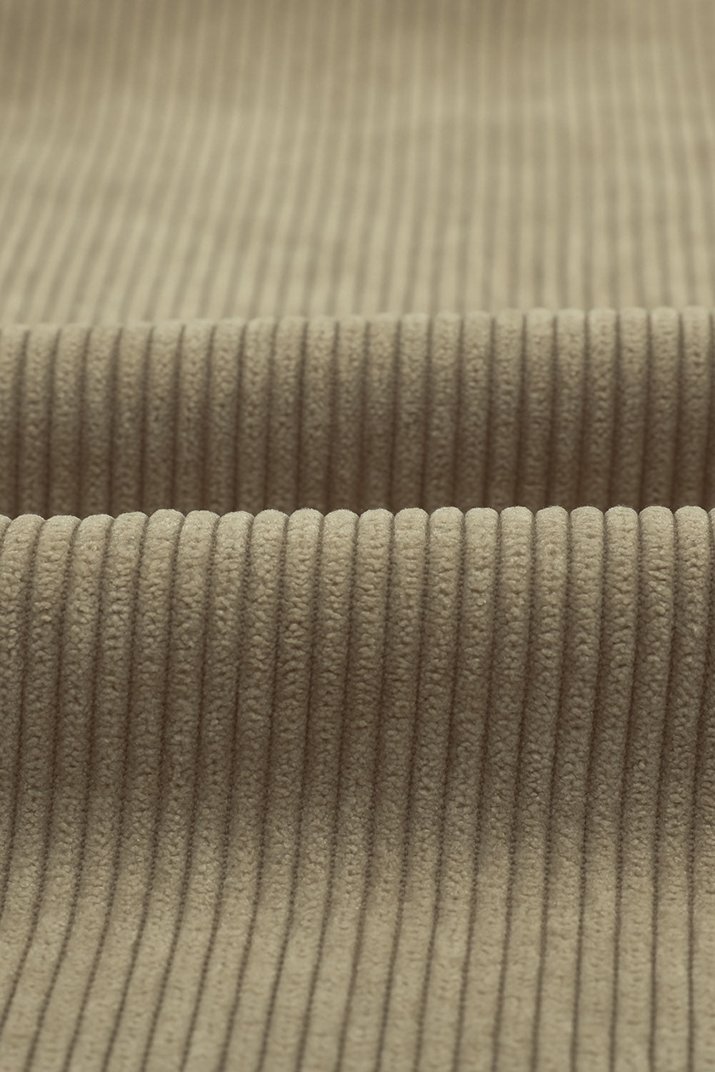 Gray  Aztec Pattern Sleeve Pocketed Corduroy Shacket