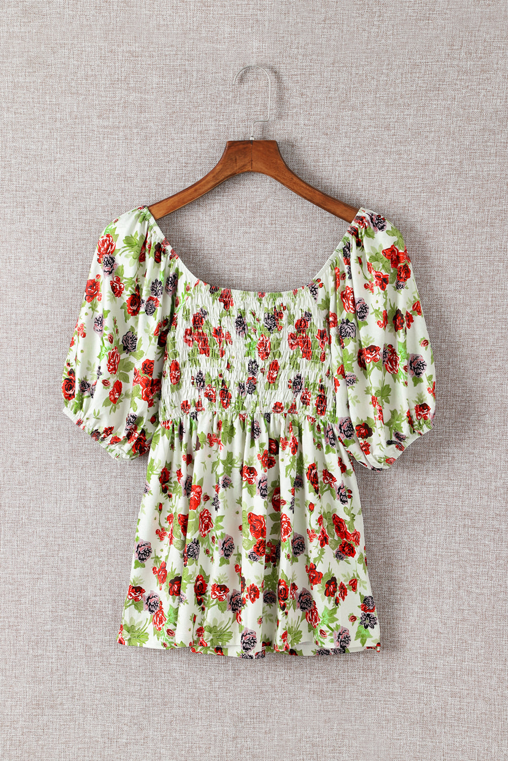 Elegant Princess Sweetheart Floral Top