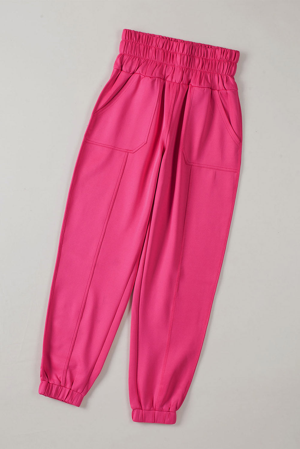 Rose Smocked Waist Jogger Pants