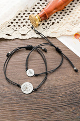 Silver 2Pcs Dandelion Alloy Bracelet