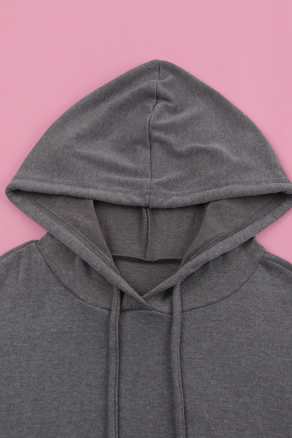 Leopard Patchwork Hooded Sweatshirt with Kangaroo Pocket