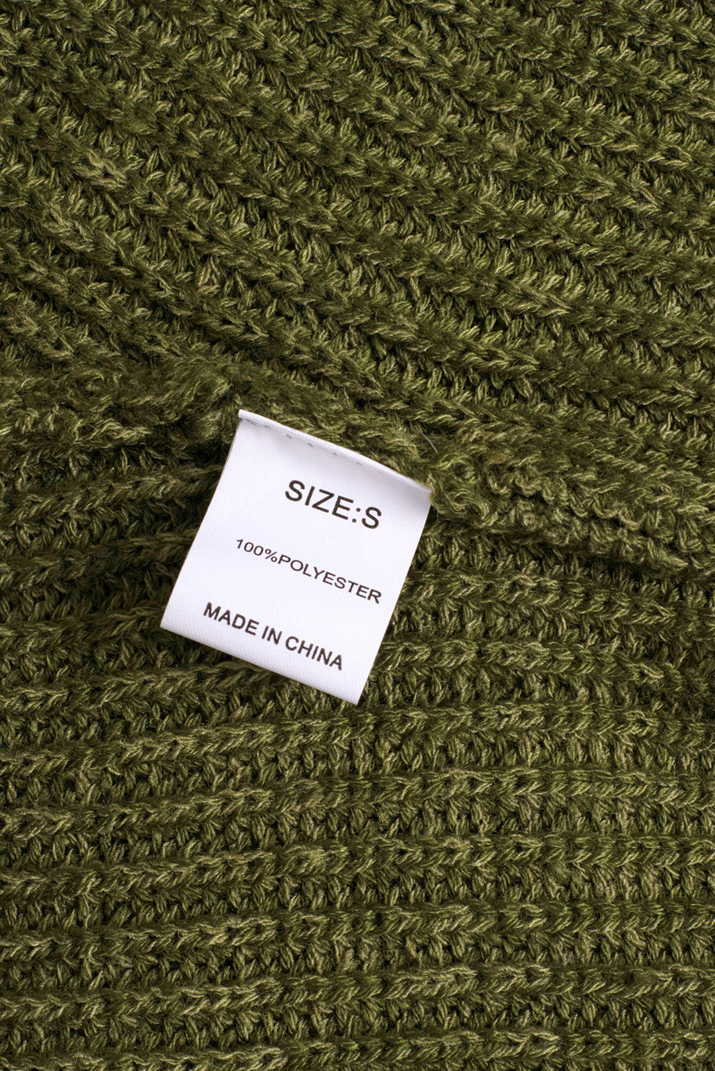 Red Zipped Turtleneck Drop Shoulder Knit Sweater