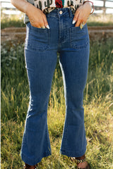 Blue Bell Bottom Denim Pants