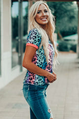 Multicolor Base Leopard T-shirt