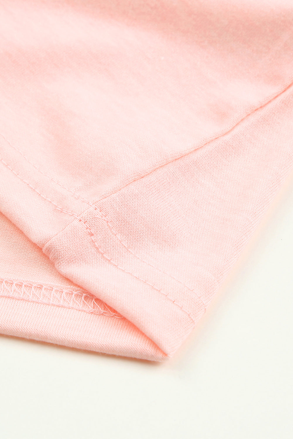 Pink Striped Raglan Sleeve Tee