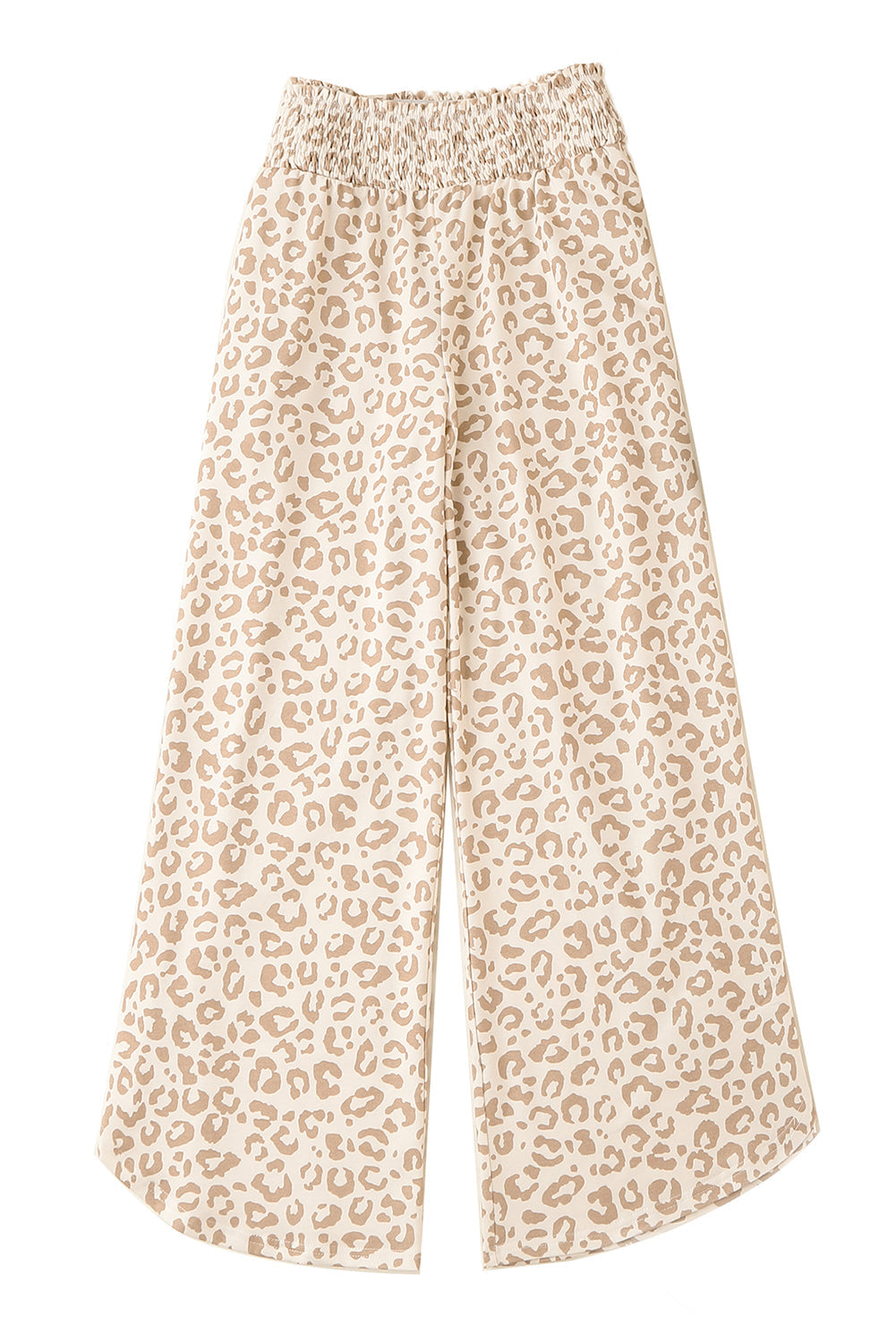 Leopard Plus Size Leopard Wide Leg Pants