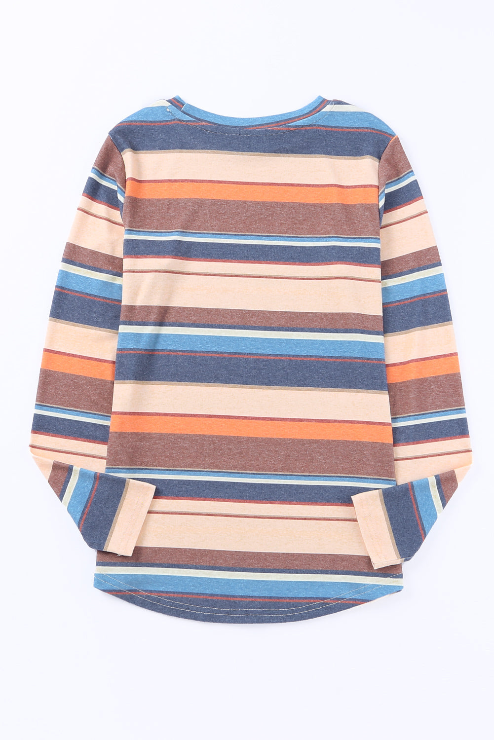 Multicolor Striped Long Sleeve Top