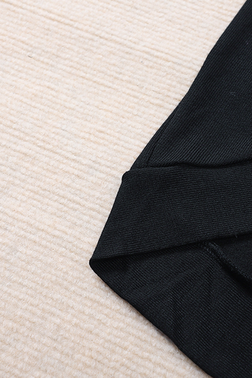 Black Leopard Parchwork Open Front Cardigan