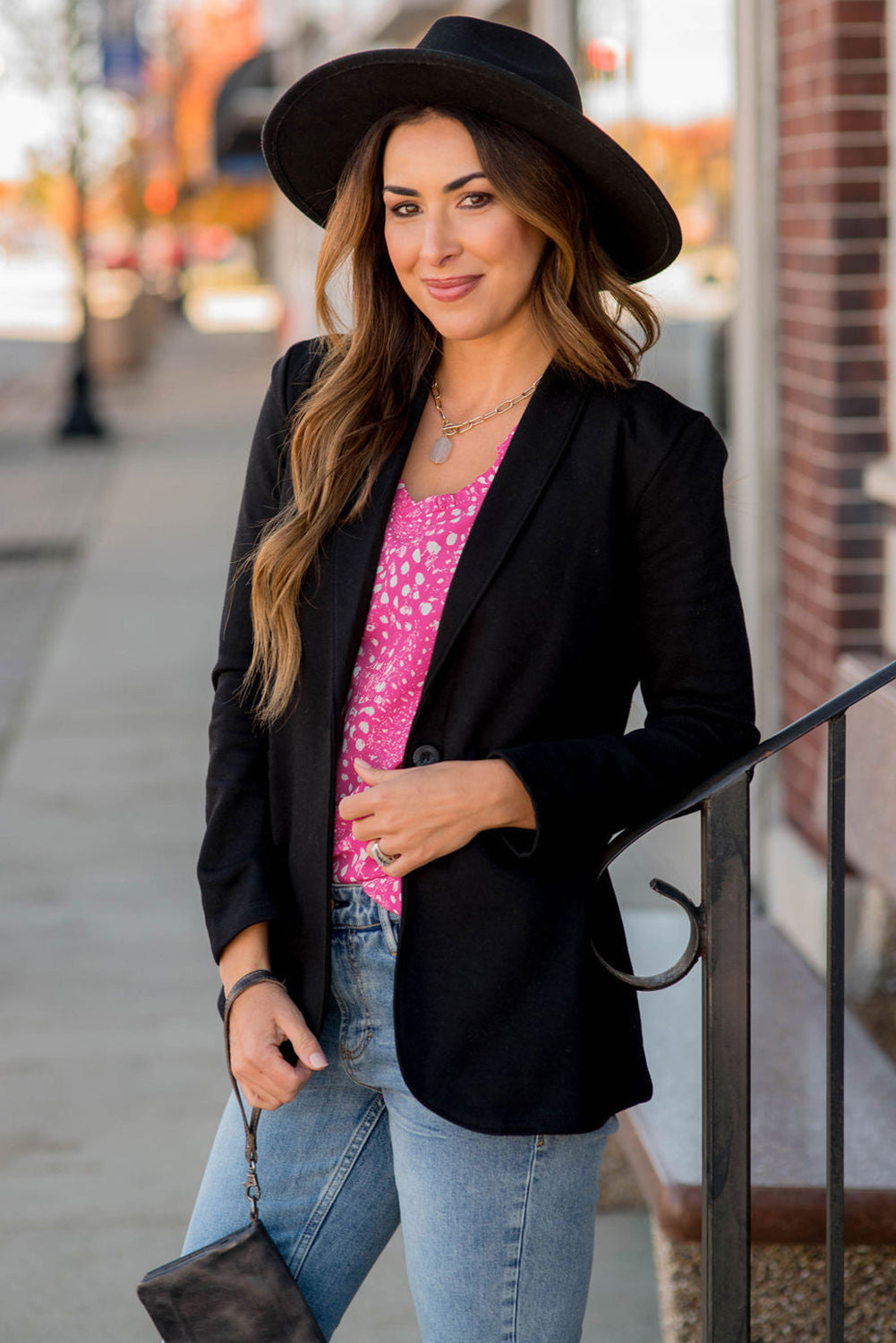 Rose Leopard Ruffle Trim Tank Top