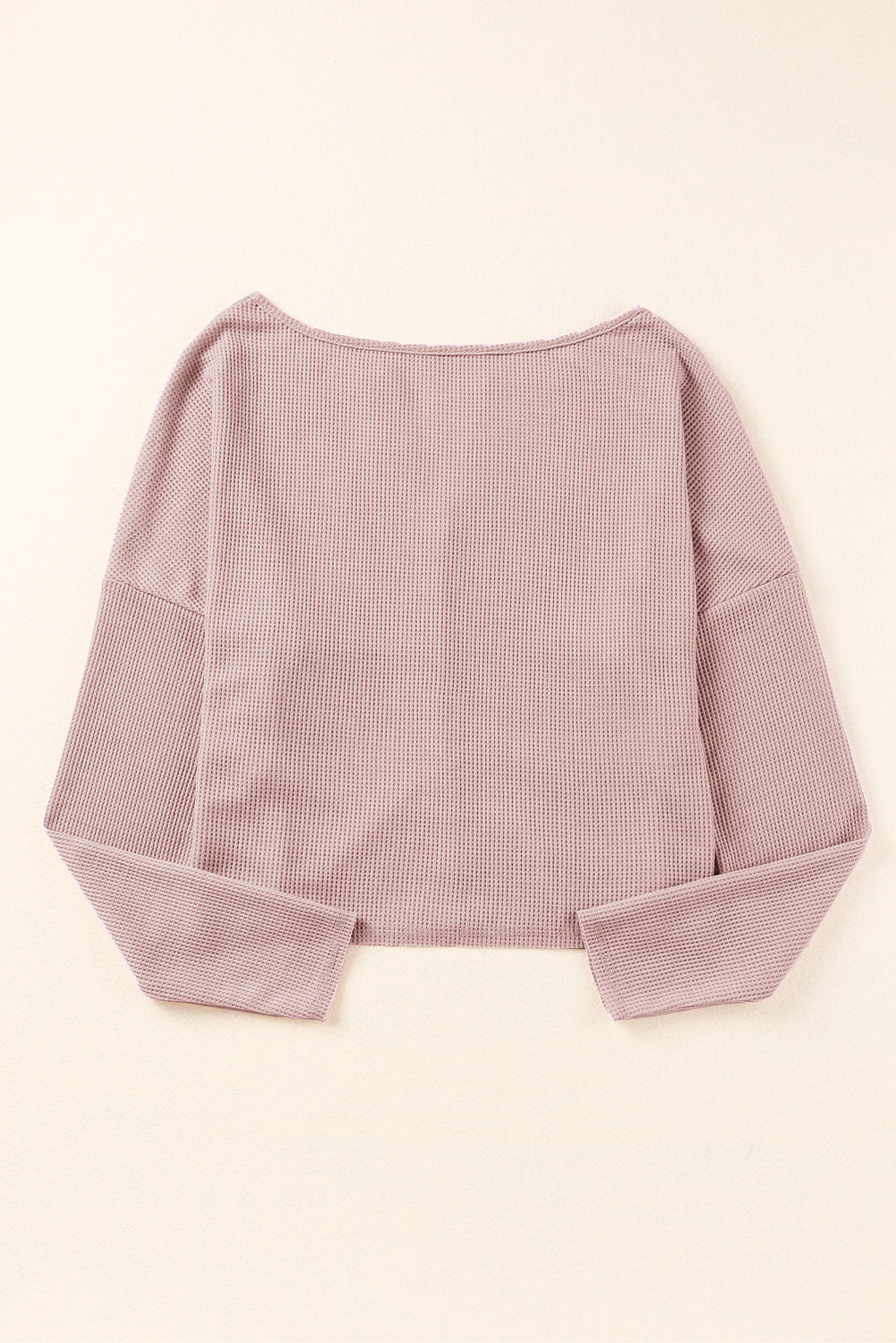 Pink Notch Collar Lightweight Knit Crop Top