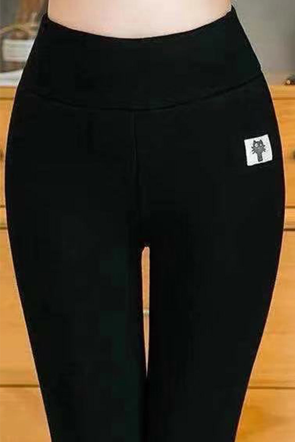 Black Fleece Lined Butt Lifting Tummy Control Leggings