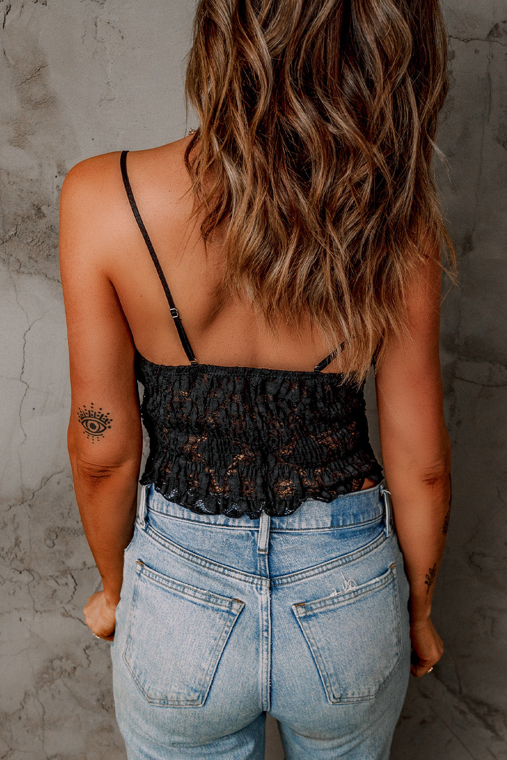 White Lace Bralette Crop Top