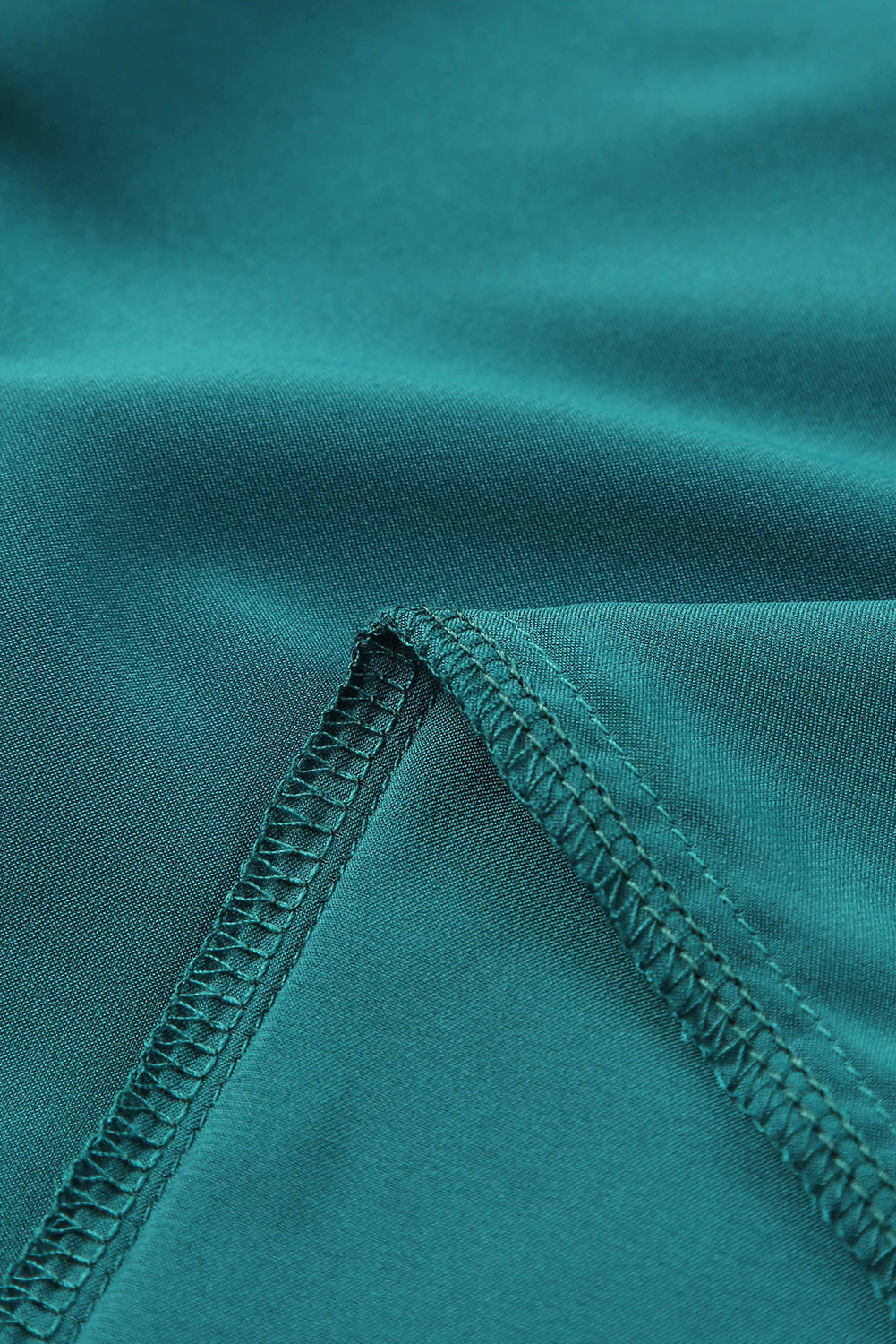 Green Spaghetti Straps Cowl Neck Satin Jumpsuit