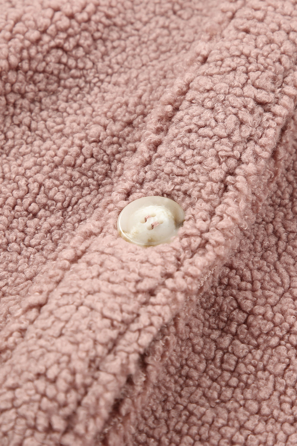 Brown Flap Pockets Button Front Jacket