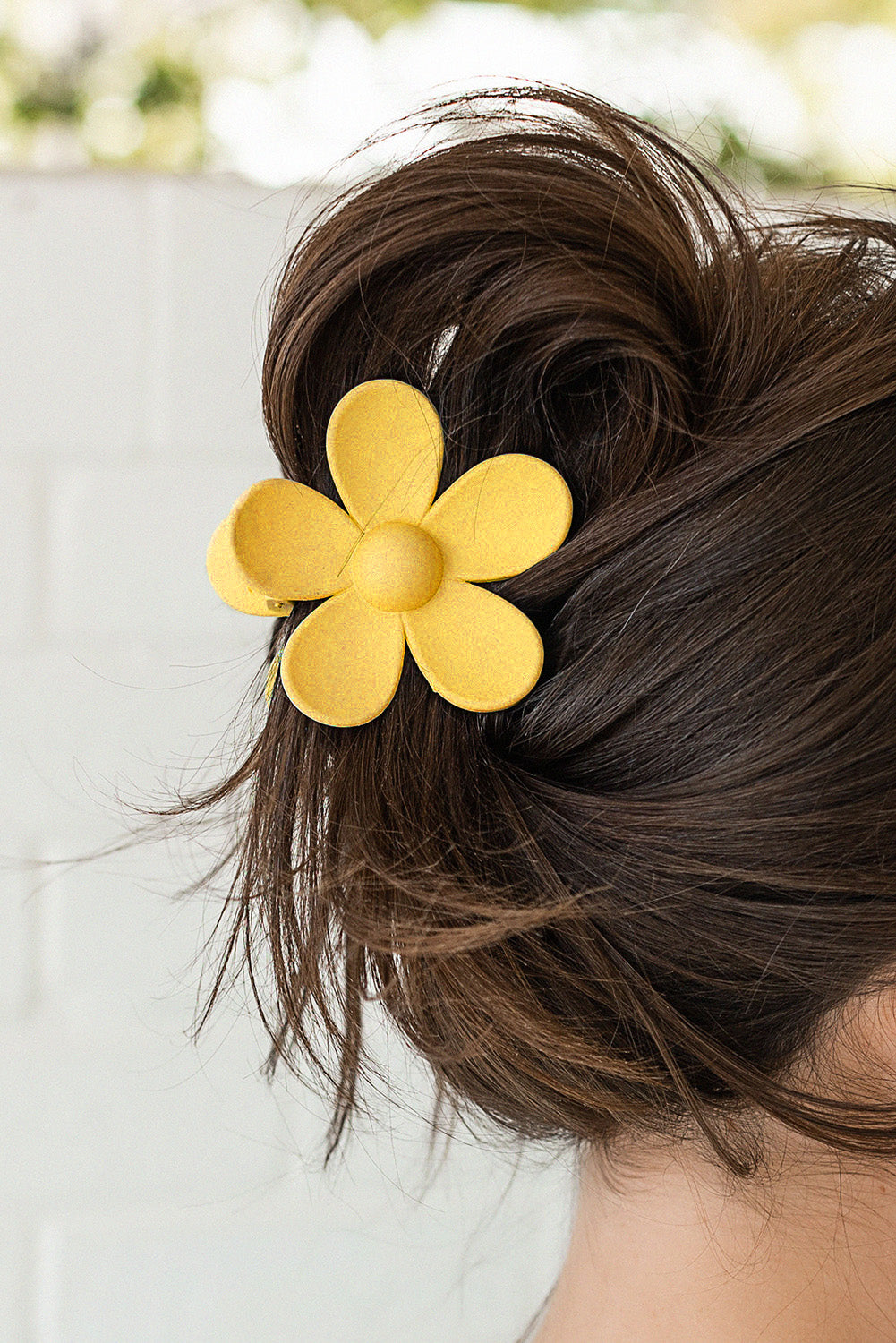 Rose Flower Hair Claw Clip