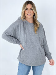 Floral Lace Detail Pullover Hoodie