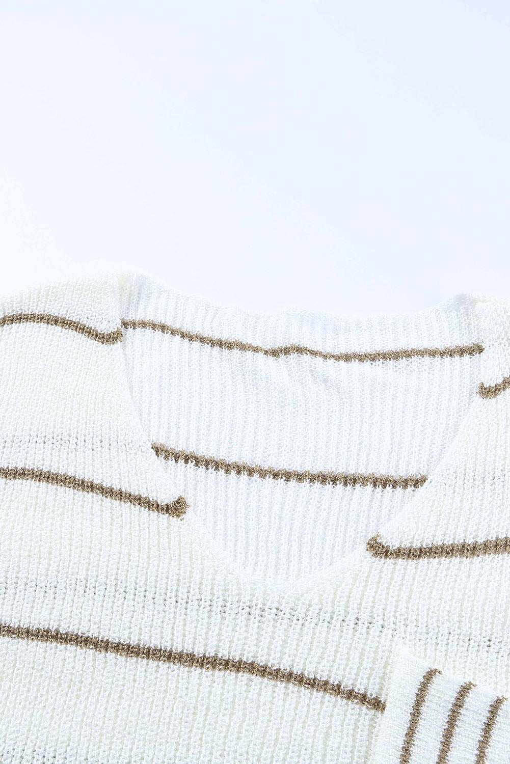 Stripe Chest Pocket Striped Sweater
