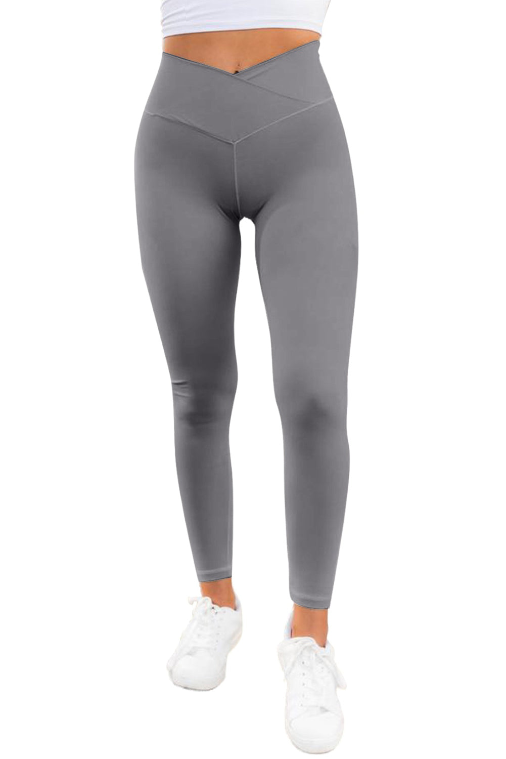 Black Arch Waist Sports Yoga Leggings