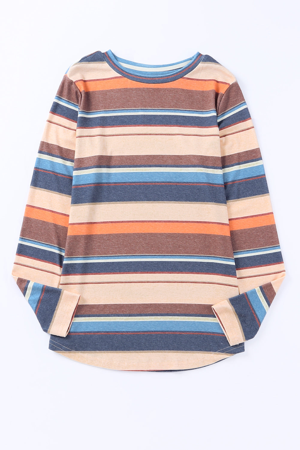 Multicolor Striped Long Sleeve Top