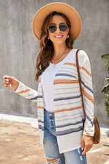 Multicolor Spice Stripe Cardigan