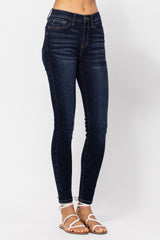 Judy Blue High Rise Skinny Jeans with Handsanding