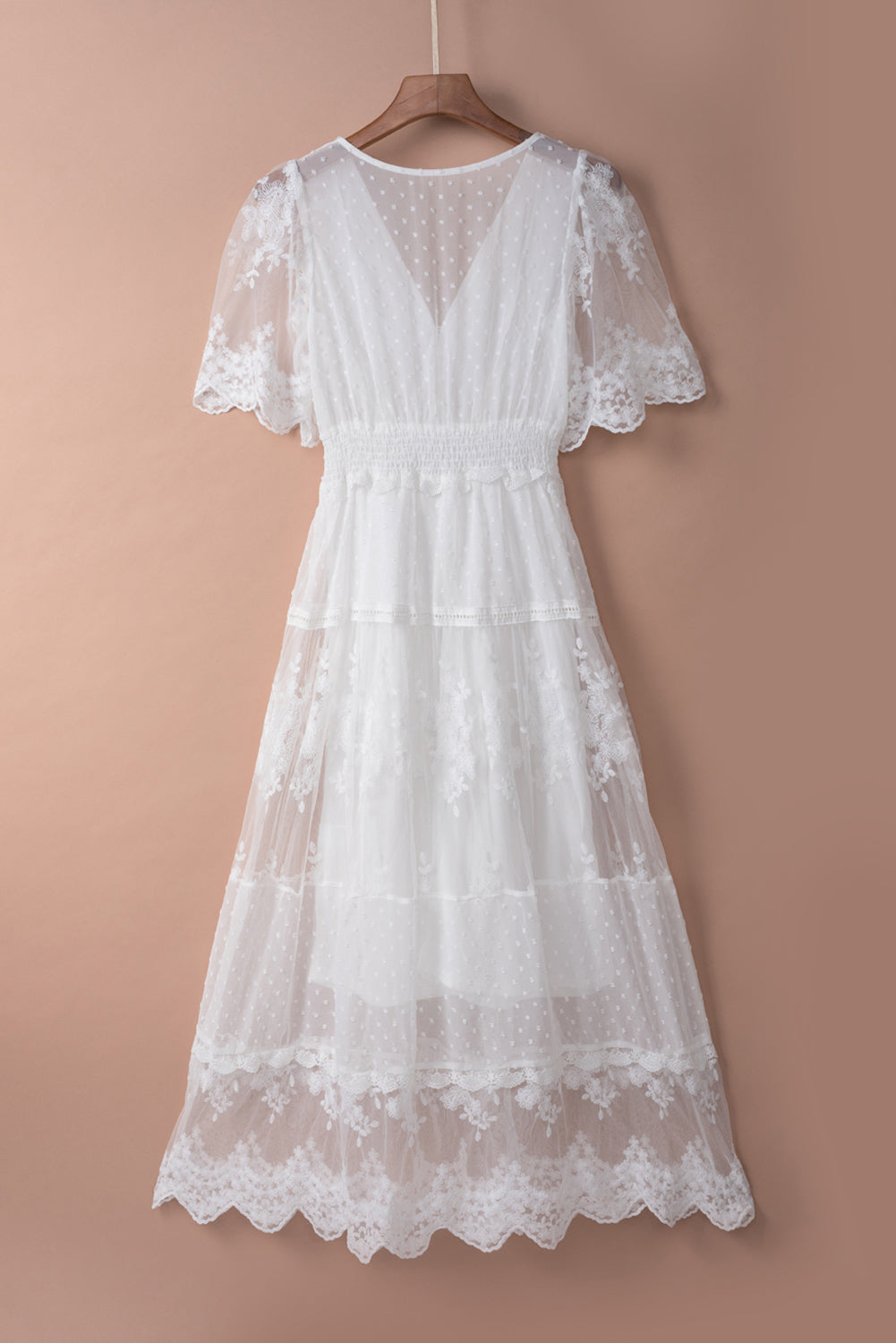 Luminous Dawn Lace Gown