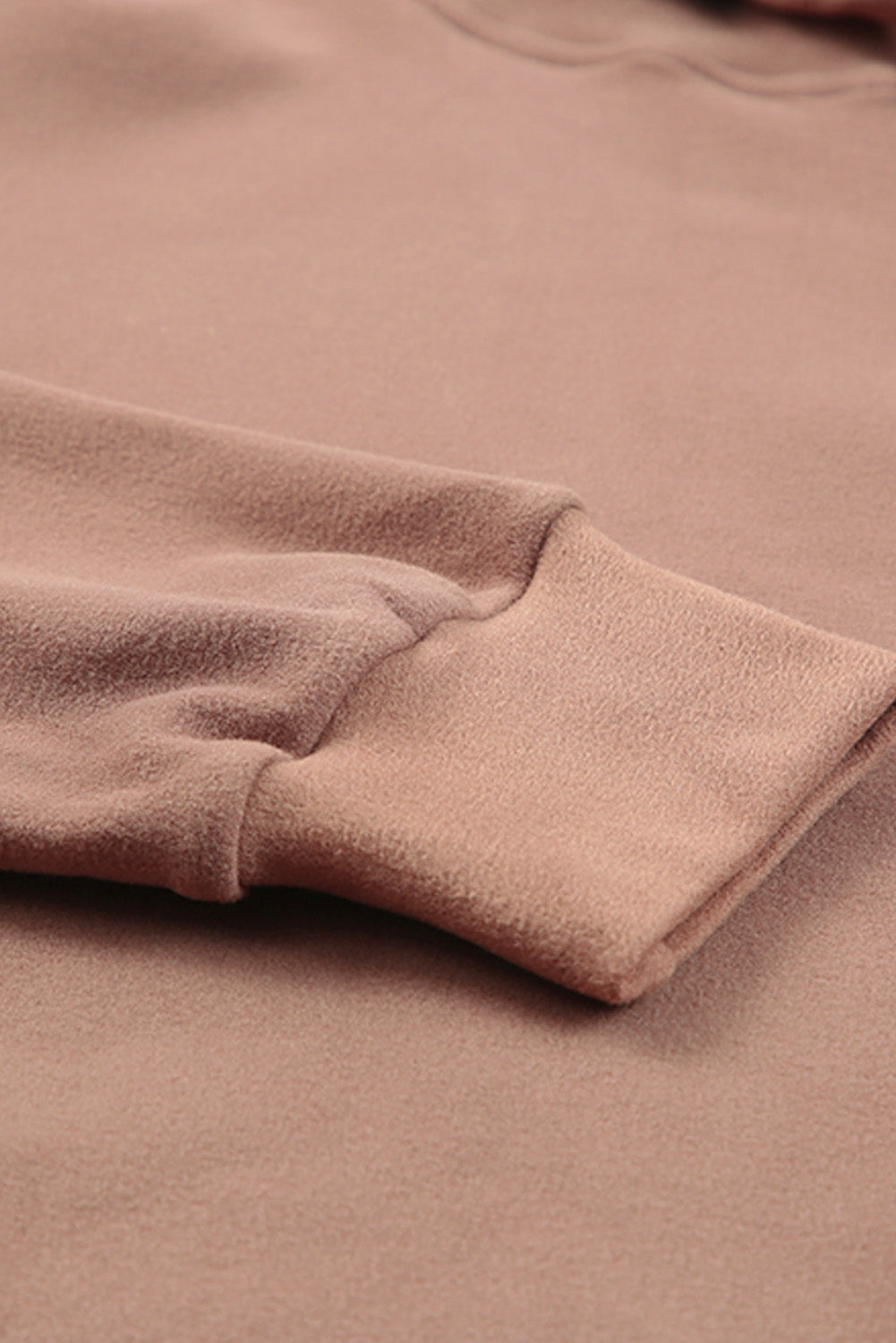 Cowl Neck Drop Shoulder Sweatshirt