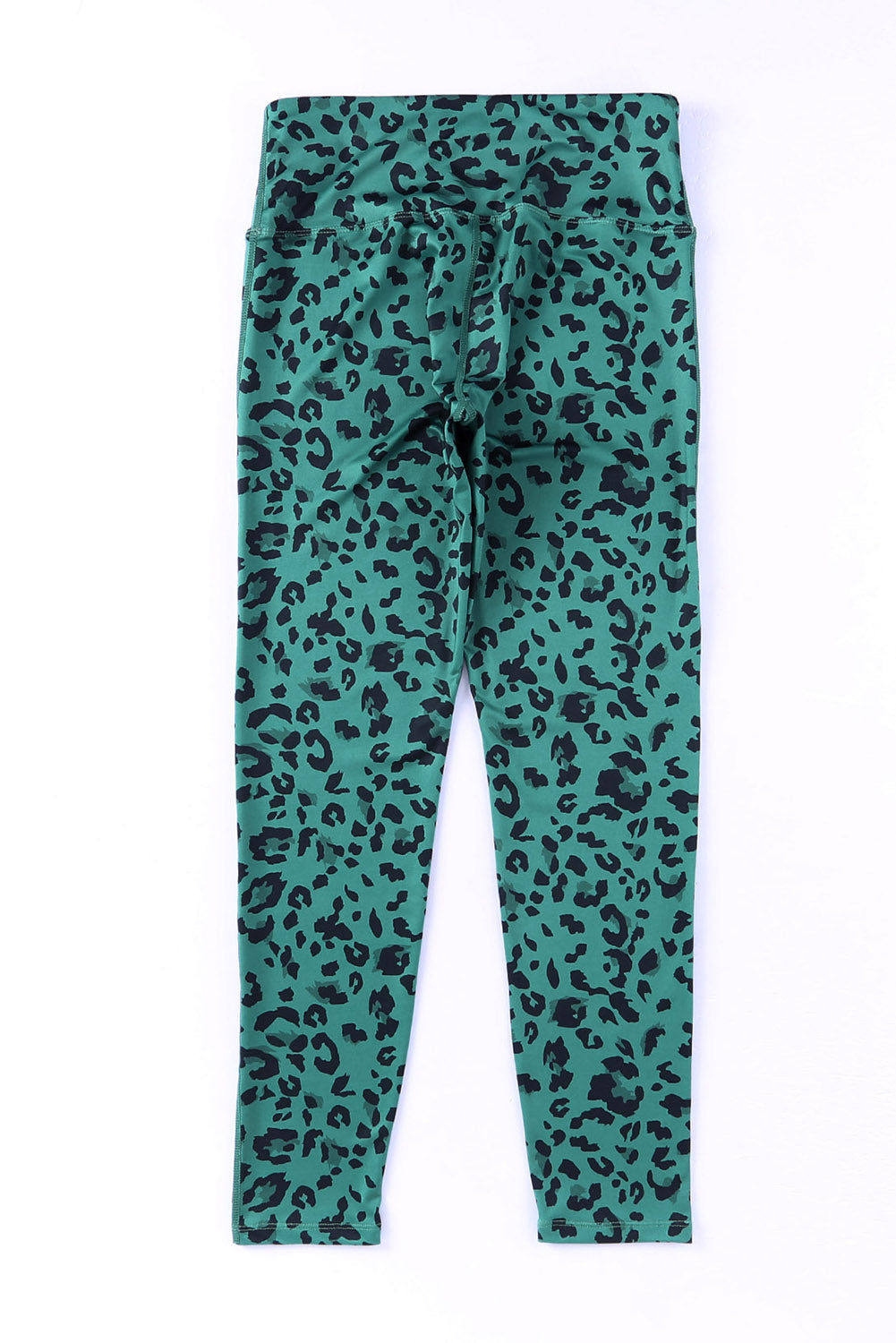 Gray Classic Leopard Print Active Leggings