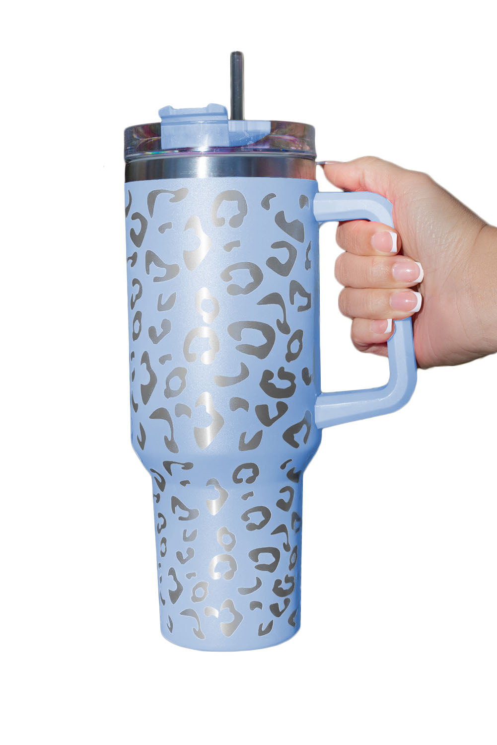 Rose Leopard Spotted 304 Stainless Double Insulated Cup 40oz