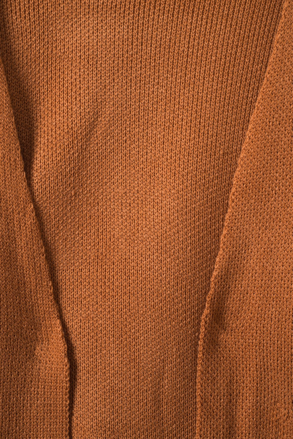 Brown Solid Open Front Drop Sleeves Long Cardigan