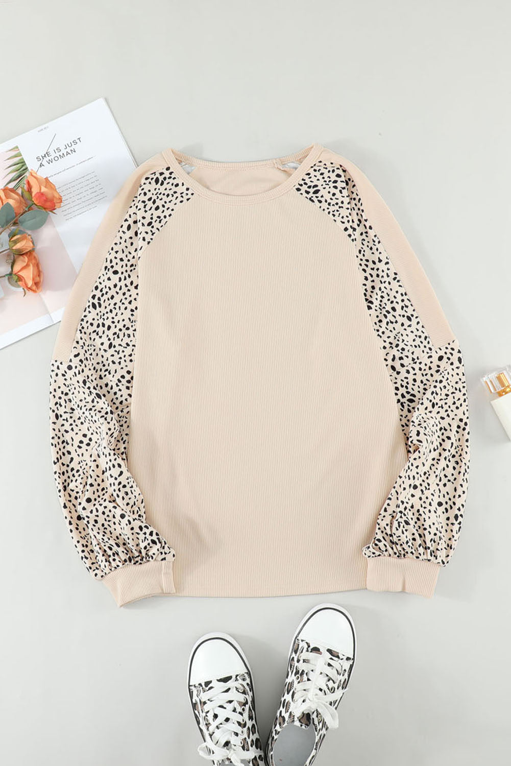 Leopard Print Pullover Top