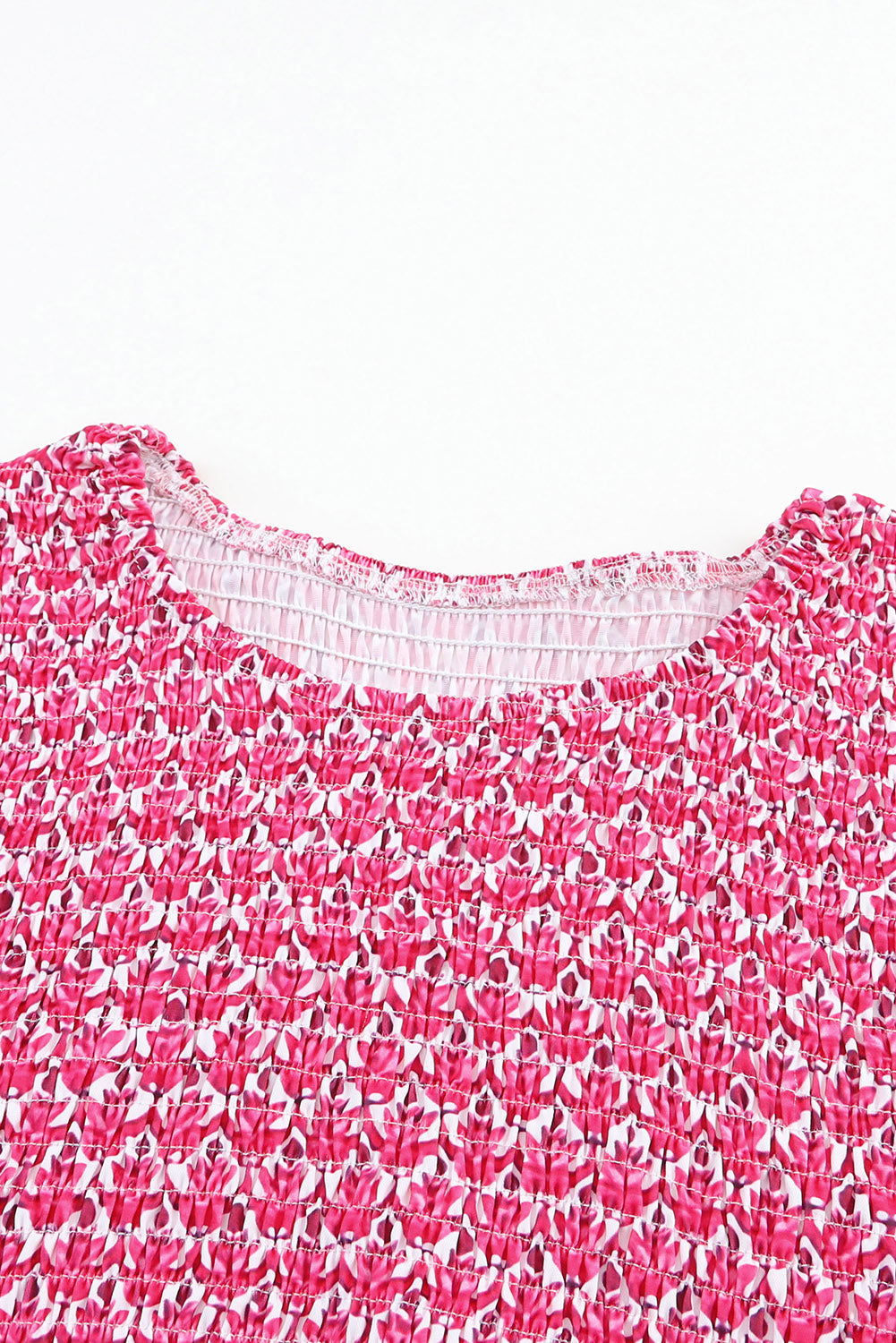Rose Printed Ruffled Hem Long Dress